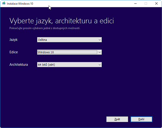 Windows 10 Media Creator Tools